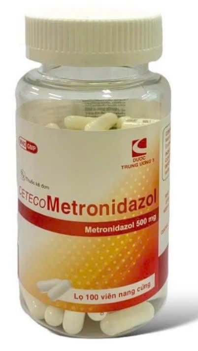 Ceteco Metronidazol 500mg C/500v-duoc-ban-tai-DomedPharma
