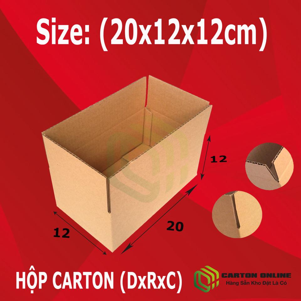 Hộp carton 20/12/12-duoc-ban-tai-NPP AN PHÁT GIA LAI Chuyên Cung Ứng Vật Tư Đóng Gói