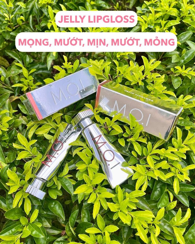 SON DƯỠNG CÓ MÀU JELLY LIPGLOSS M.O.I-duoc-ban-tai-Hương Linh's Cosmetics