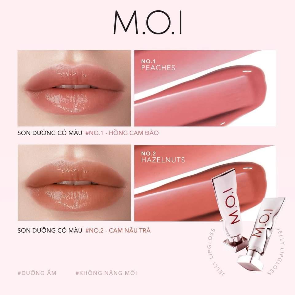 SON DƯỠNG CÓ MÀU JELLY LIPGLOSS M.O.I-duoc-ban-tai-Hương Linh's Cosmetics