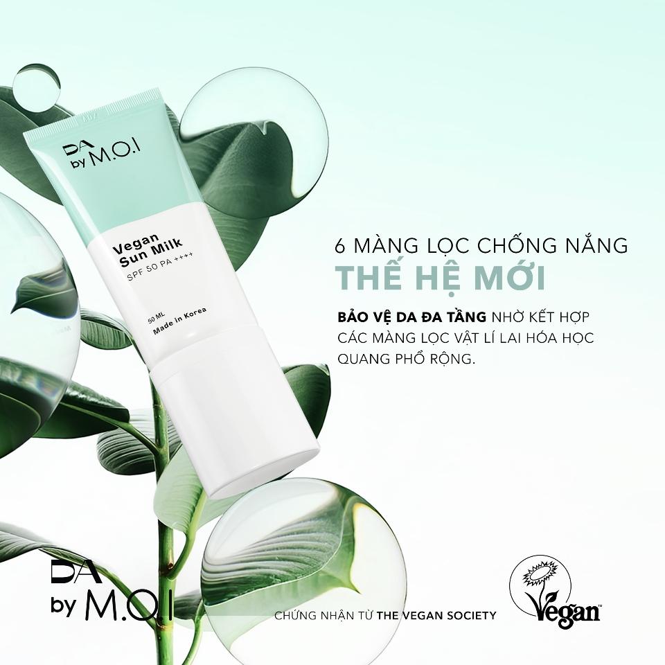 Kem Chống Nắng Thuần Chay DA BY M.O.I Vegan Sunmilk 50ml-duoc-ban-tai-Hương Linh's Cosmetics