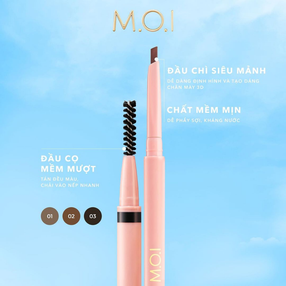 CHÌ KẺ MÀY PHIÊN BẢN GIỚI HẠN - PERFECT SHAPE EYEBROW M.O.I-duoc-ban-tai-Hương Linh's Cosmetics