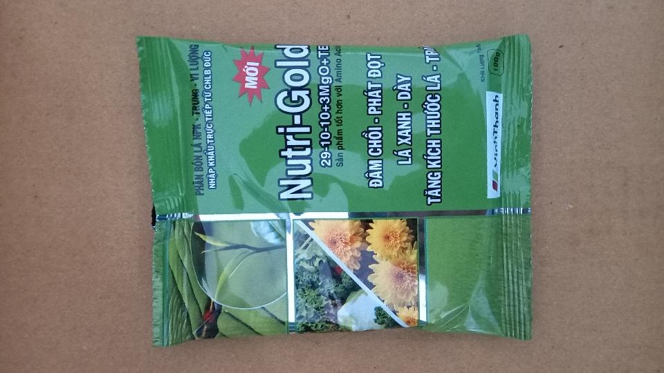 NUTRI-GOLD-29-10-10 (100g)-duoc-ban-tai-CỬA HÀNG VTNN ĐỒNG HẢI:ĐT