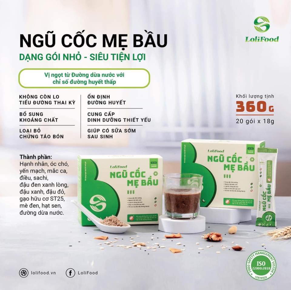 Ngũ cốc bầu Lolifood tiện lợi-duoc-ban-tai-Nông sản Xanh