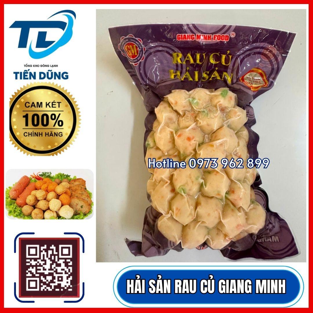 HẢI SẢN RAU CỦ GIANG MINH /GÓI 500G 80 VIÊN-duoc-ban-tai-NPP XÚC XÍCH CP TIẾN DŨNG