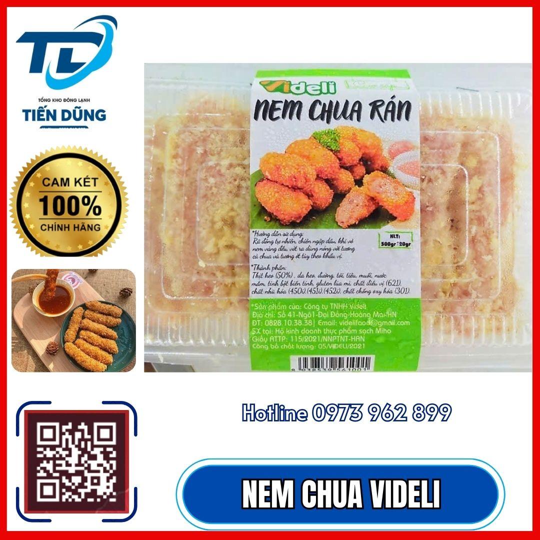 NEM VIDELI HỘP 500G CÓ 20 CÁI-duoc-ban-tai-NPP XÚC XÍCH CP TIẾN DŨNG  NO31-LK32 KHU  DỊC VỤ HÀ TRÌ HÀ CẦU HÀ ĐÔNG HÀ NỘI 0973 962 899