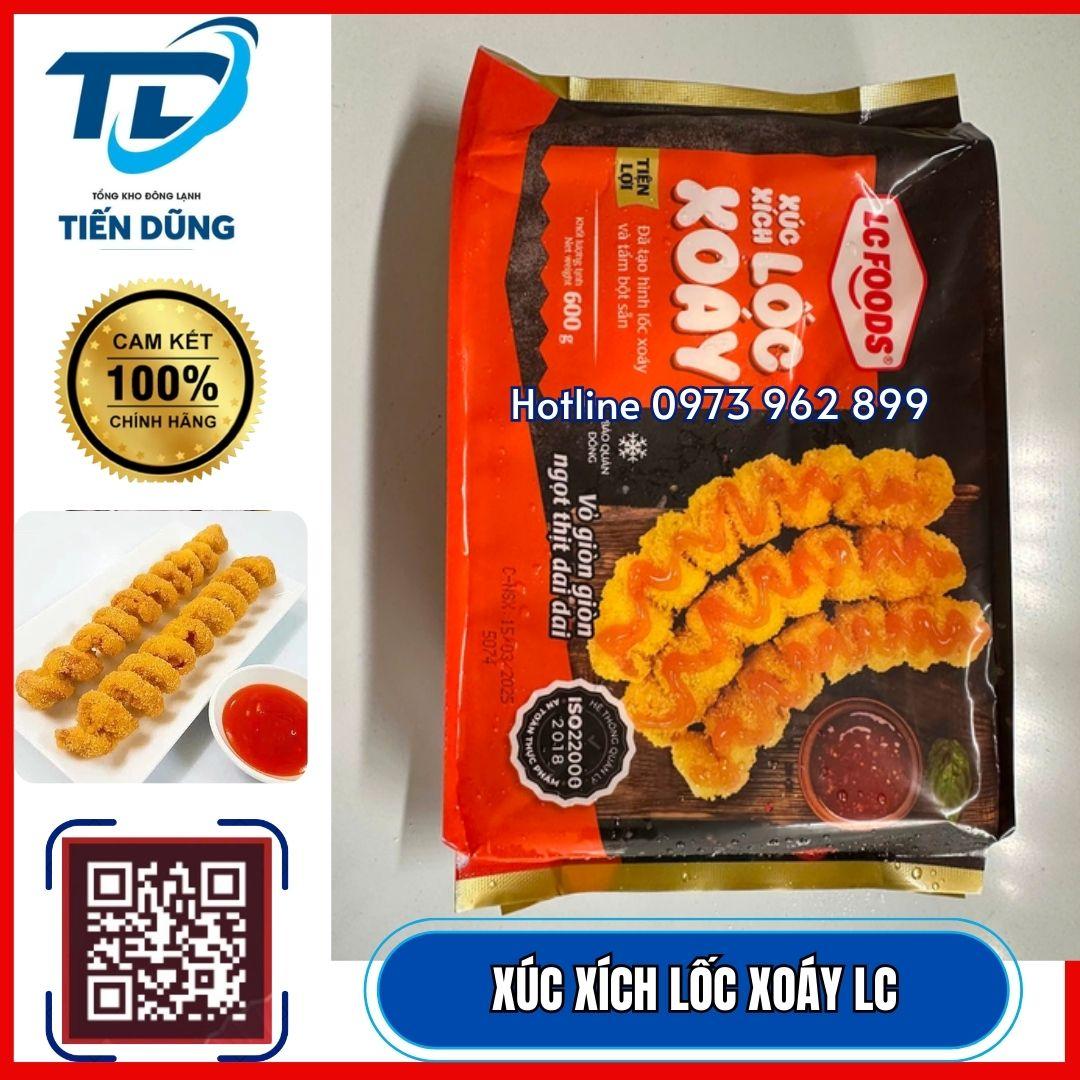 XÚC XÍCH LỐC XOÁY LC GÓI 600G -duoc-ban-tai-NPP XÚC XÍCH CP TIẾN DŨNG