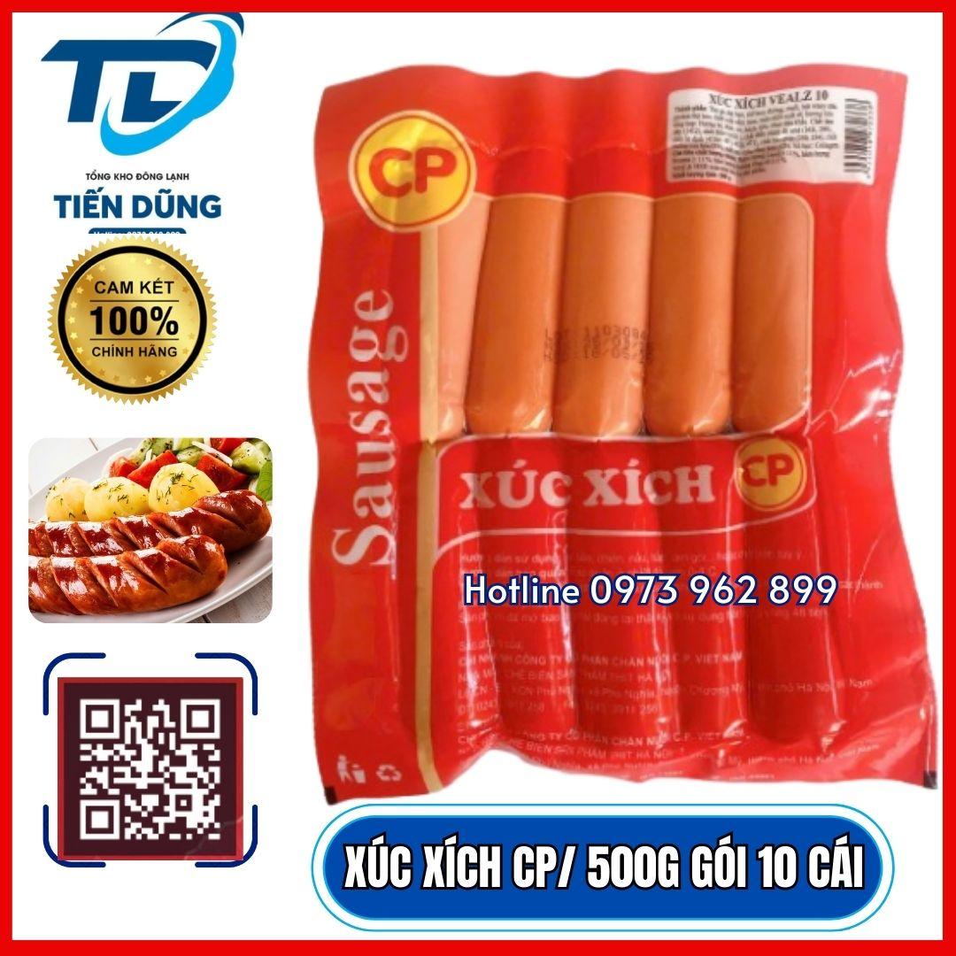 XÚC XÍCH CP/ 500G GÓI 10 CÁI-duoc-ban-tai-NPP XÚC XÍCH CP TIẾN DŨNG