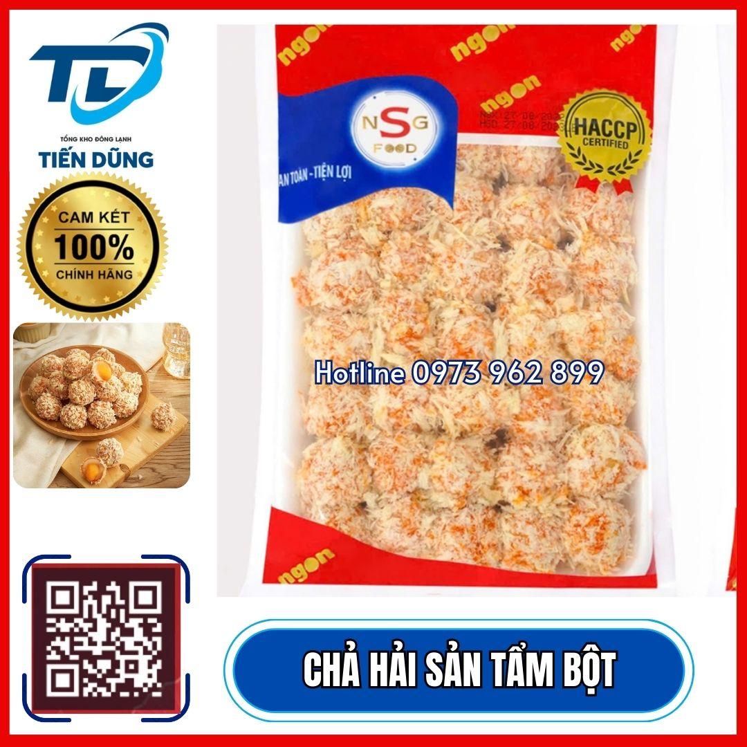 CHẢ HẢI SẢN TẨM BỘT /GÓI 450G 40 VIÊN-duoc-ban-tai-NPP XÚC XÍCH CP TIẾN DŨNG