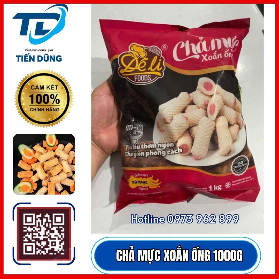 CHẢ MỰC XOẮN ỐNG /KG /CÓ 1kg-duoc-ban-tai-NPP XÚC XÍCH CP TIẾN DŨNG