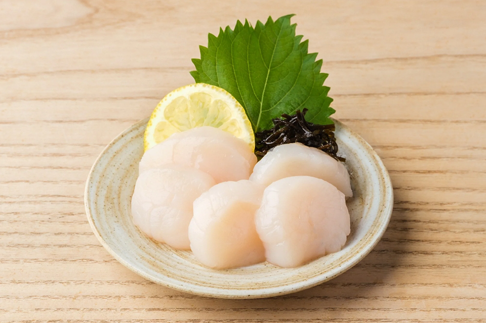 Hotate sashimi[Scallop sashimi 6pcs] Sashimi sò điệp 6 miếng-duoc-ban-tai-Furin sushi