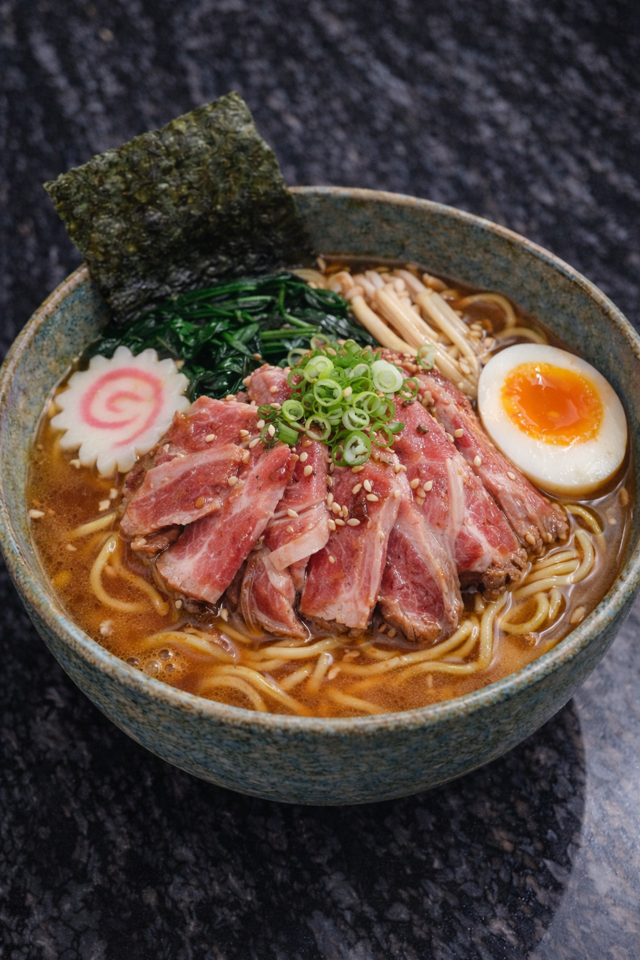 Gyu miso ramen[Miso ramen w beef] Miso ramen bò Mỹ-duoc-ban-tai-Furin sushi