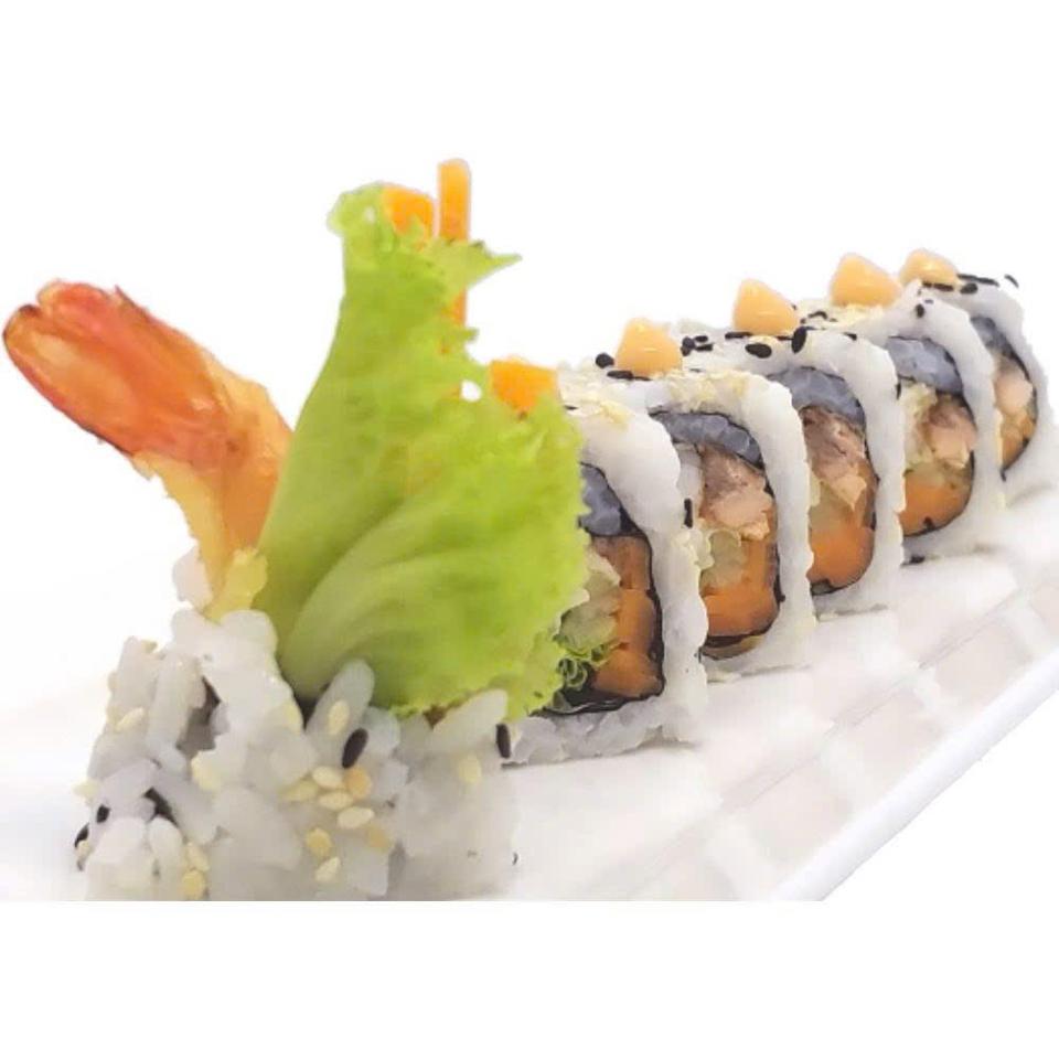 Ebi no goma mabushi sushi[Shrimp roll w sesame seeds] Sushi cuộn tôm lăn mè -duoc-ban-tai-Furin sushi