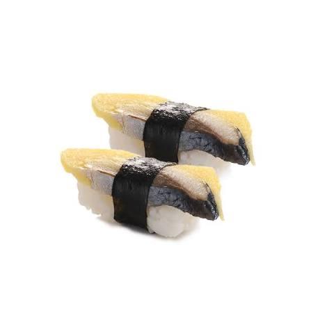 [Nishin nigiri 2pcs] nigiri cá trích ép trứng 2 viên-duoc-ban-tai-Furin sushi