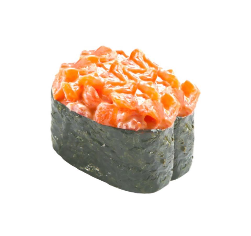 Pirikara sake gunkan[salmon spicy gunkan 2pcs] Gukan cá hồi sốt cay 2 viên -duoc-ban-tai-Furin sushi