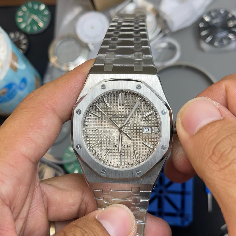 Seikomod AP xám 41mm-duoc-ban-tai-NGUYÊN độ đồng hồ (seikomod)