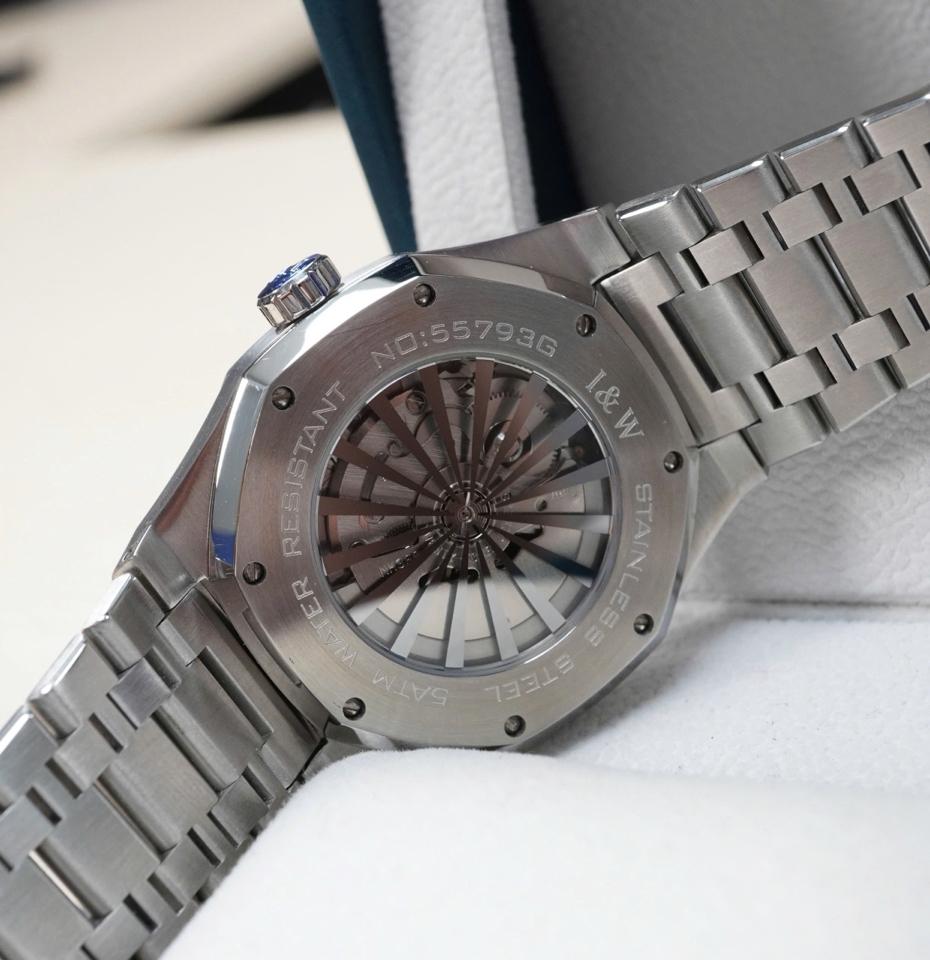 IW CANIVAL -IW5579G 41mm tiffany-duoc-ban-tai-NGUYÊN độ đồng hồ (seikomod)