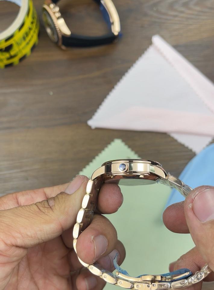 Seikomod Presage nữ 33mm cam cá hồi dây thép-duoc-ban-tai-NGUYÊN độ đồng hồ (seikomod)