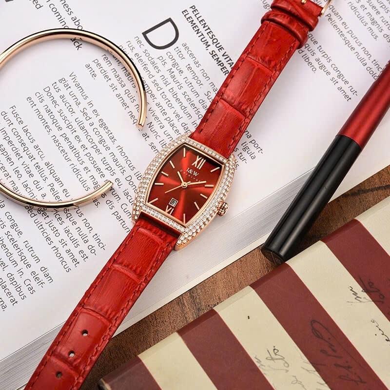 IW CANIVAL - IW537L nữ đỏ-duoc-ban-tai-NGUYÊN độ đồng hồ (seikomod)