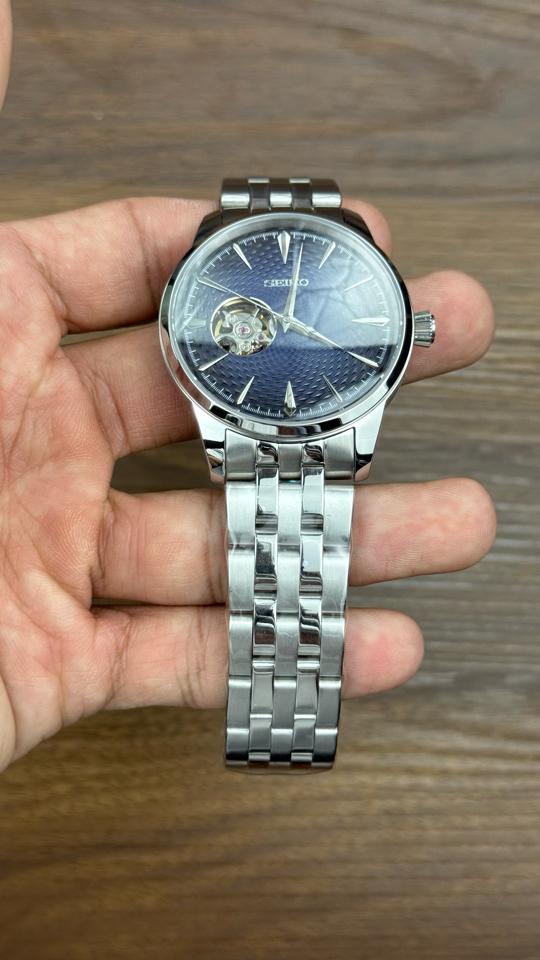 Seikomod Presage 40mm xanh navy thép-duoc-ban-tai-NGUYÊN độ đồng hồ (seikomod)