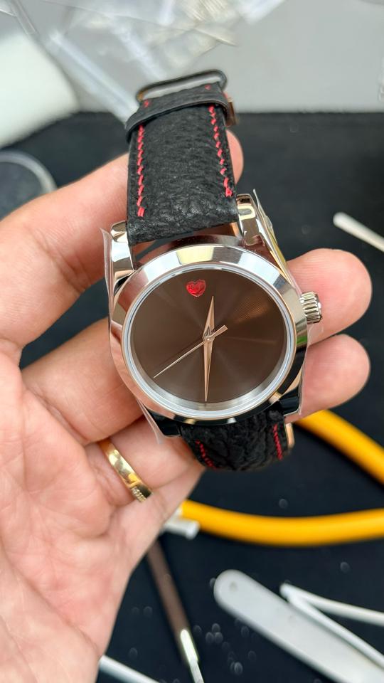 Seikomod DateJust x Movado trái tim đỏ 36mm-duoc-ban-tai-NGUYÊN độ đồng hồ (seikomod)