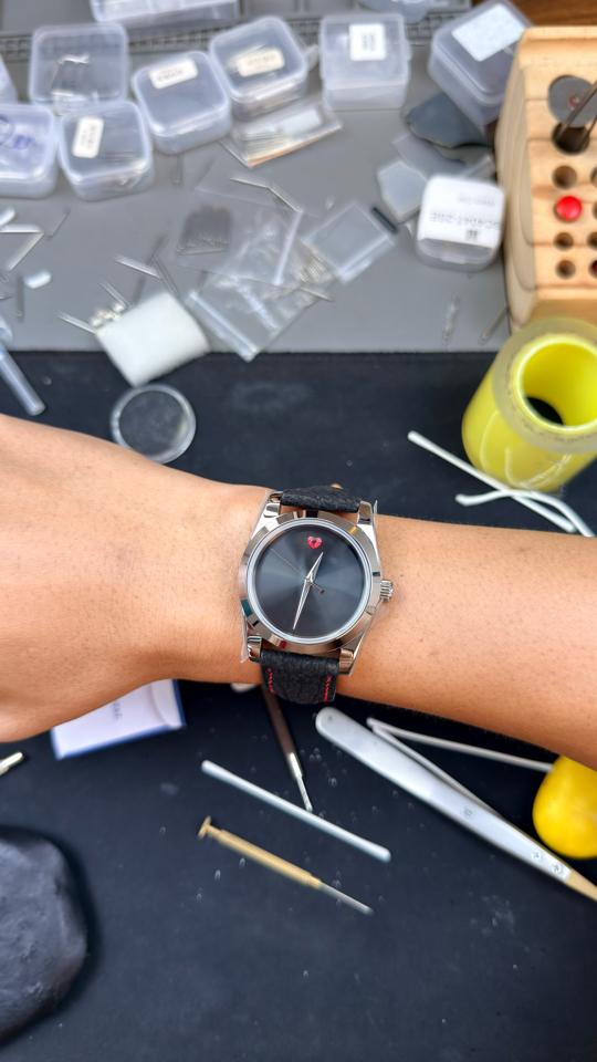 Seikomod DateJust x Movado trái tim đỏ 36mm-duoc-ban-tai-NGUYÊN độ đồng hồ (seikomod)