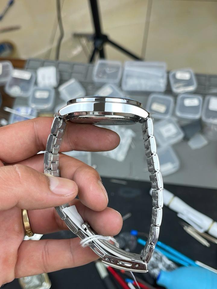 CASIO MTP-1374D-41mm mặt trắng-duoc-ban-tai-NGUYÊN độ đồng hồ (seikomod)