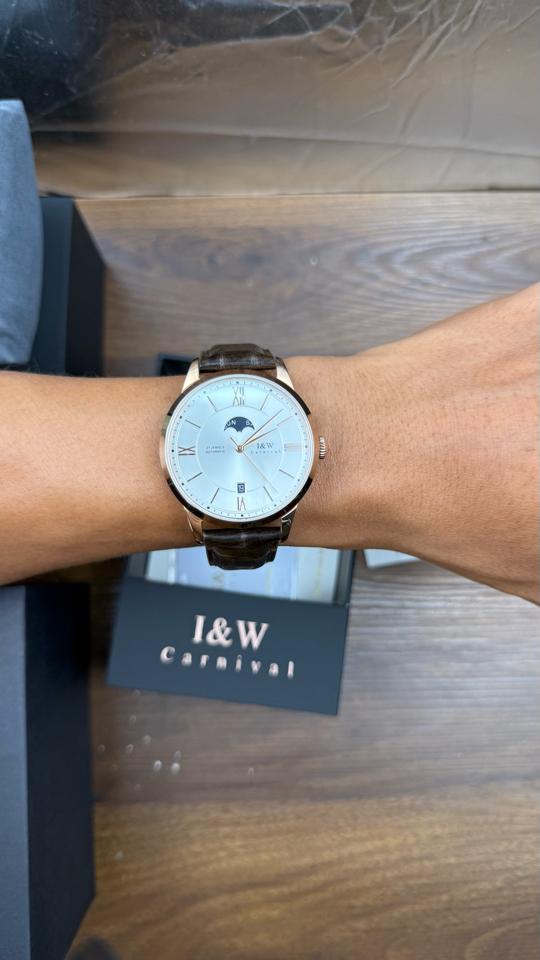 IW CANIVAL - IW528G 41mm dây da đủ màu-duoc-ban-tai-NGUYÊN độ đồng hồ (seikomod)