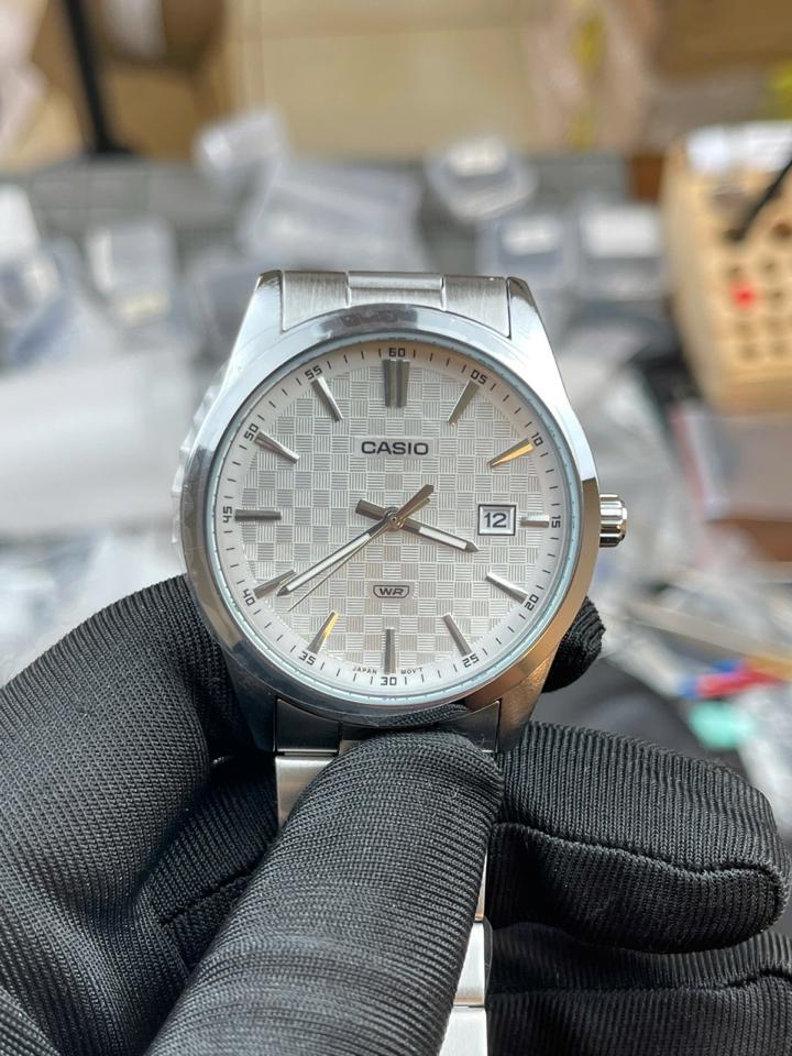 CASIO MTP - VD03D-7AUDF 39x48mm mặt trắng-duoc-ban-tai-NGUYÊN độ đồng hồ (seikomod)