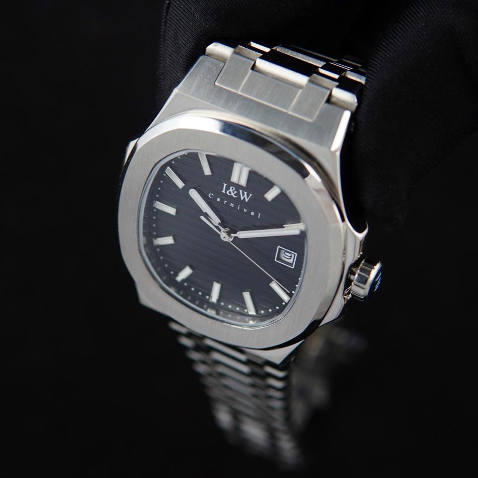 IW Canival IW721G 41mm đen-duoc-ban-tai-NGUYÊN độ đồng hồ (seikomod)