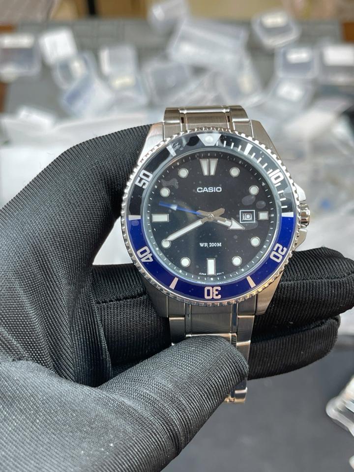 CASIO MDV-107D-1A2VDF 42mm-duoc-ban-tai-NGUYÊN độ đồng hồ (seikomod)