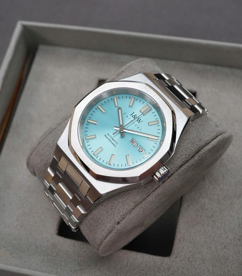 IW CANIVAL -IW5579G 41mm tiffany-duoc-ban-tai-NGUYÊN độ đồng hồ (seikomod)