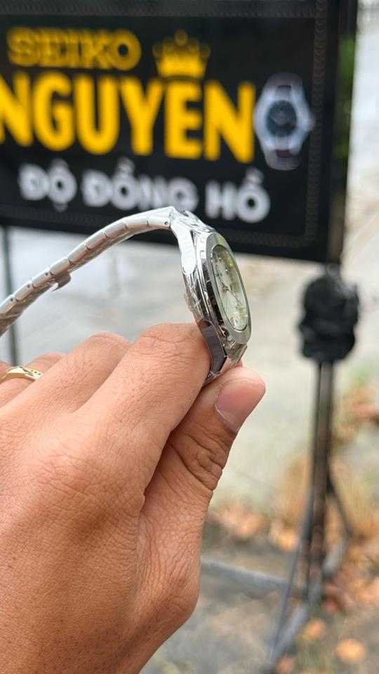 Carnival 8160L 34mm nữ mặt xà cừ trắng-duoc-ban-tai-NGUYÊN độ đồng hồ (seikomod)