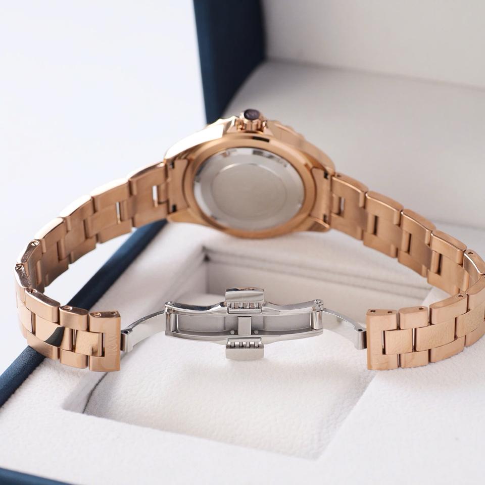 I&W CARNIVAL IW703L nữ 30mm vàng hồng-duoc-ban-tai-NGUYÊN độ đồng hồ (seikomod)