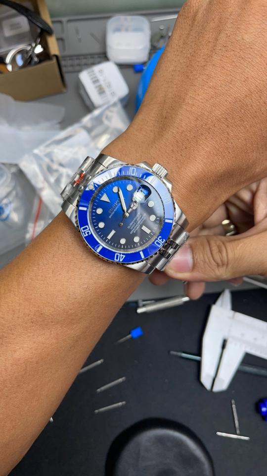 Seikomod Submariner 41mm 130-duoc-ban-tai-NGUYÊN độ đồng hồ (seikomod)