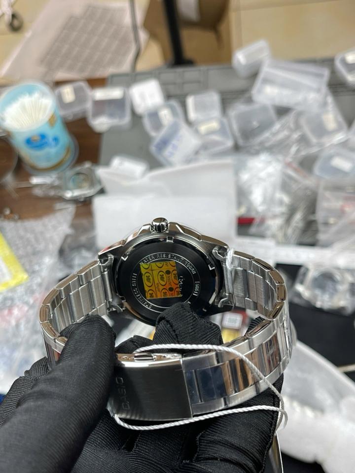 CASIO MDV-107D-7AVDF 42mm mặt trắng-duoc-ban-tai-NGUYÊN độ đồng hồ (seikomod)