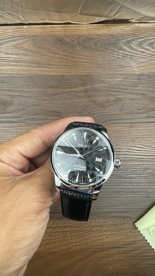 Seikomod Presage 40mm đen-duoc-ban-tai-NGUYÊN độ đồng hồ (seikomod)