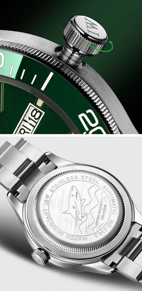 I&W Carnival IW586G 41mm-duoc-ban-tai-NGUYÊN độ đồng hồ (seikomod)