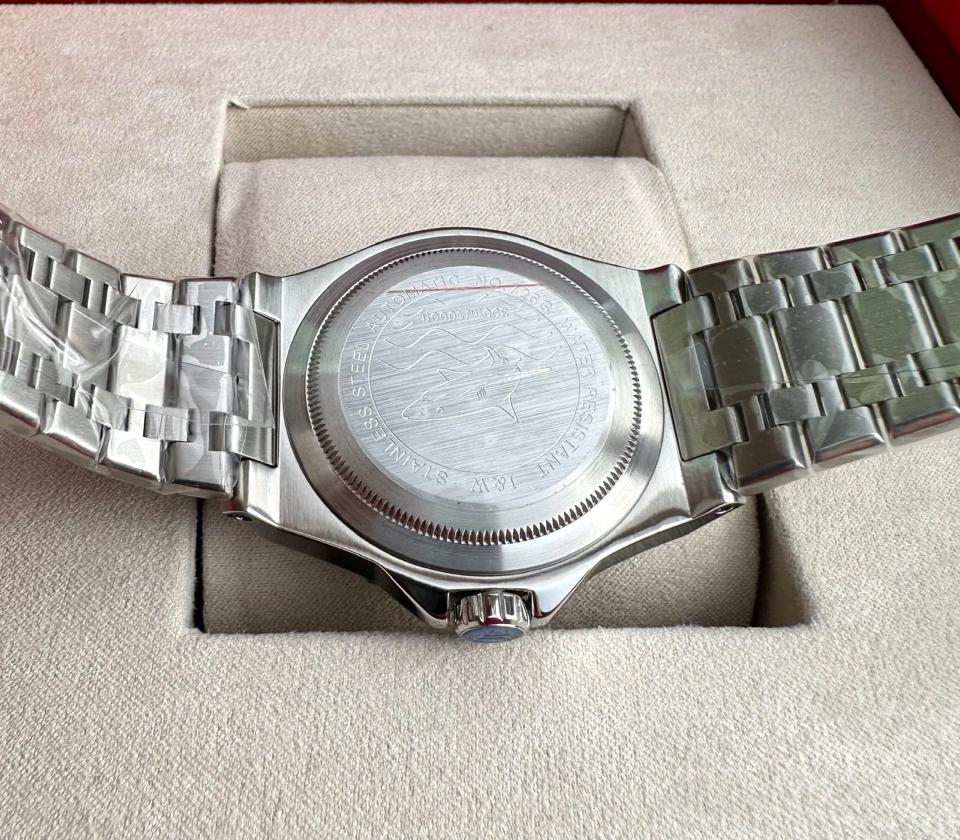 I&W Carnival 726G 41mm xanh lá-duoc-ban-tai-NGUYÊN độ đồng hồ (seikomod)