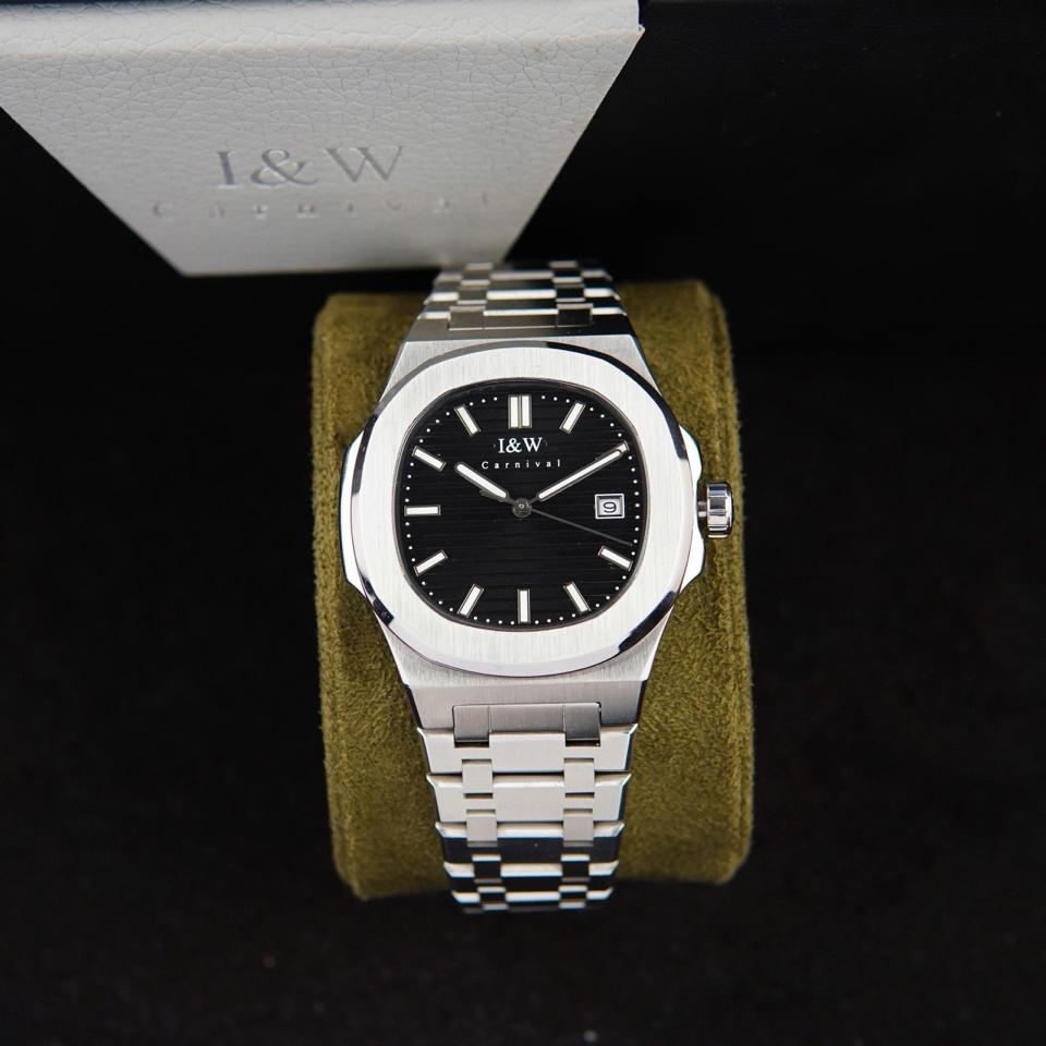 IW Canival IW721G 41mm đen-duoc-ban-tai-NGUYÊN độ đồng hồ (seikomod)