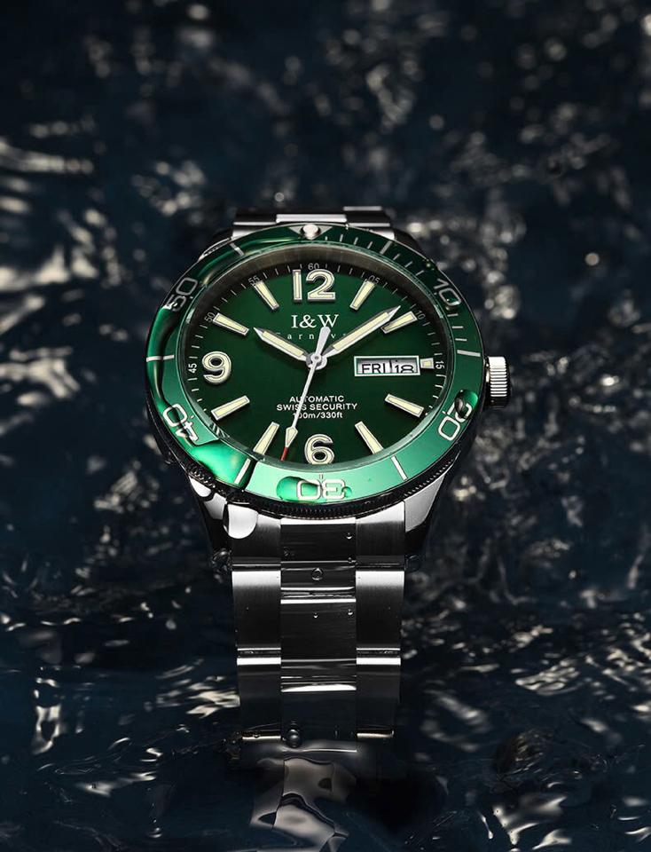 I&W Carnival IW586G 41mm-duoc-ban-tai-NGUYÊN độ đồng hồ (seikomod)