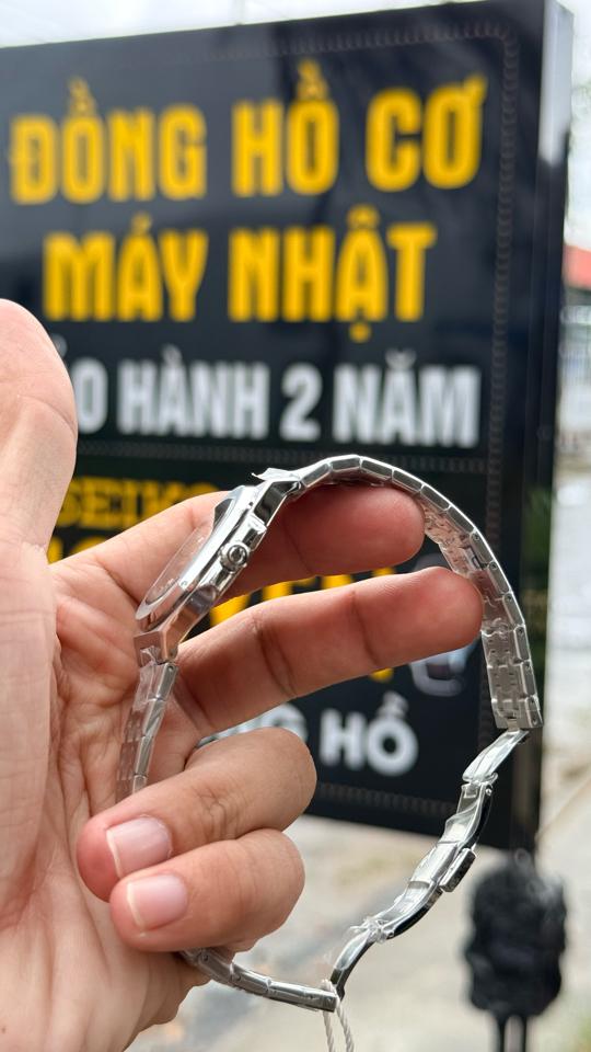 Carnival 8160L 34mm nữ mặt đen-duoc-ban-tai-NGUYÊN độ đồng hồ (seikomod)