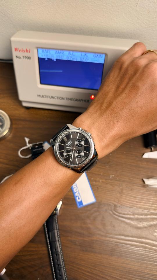 CASIO MTP-1374L-1AVDF 41mm-duoc-ban-tai-NGUYÊN độ đồng hồ (seikomod)