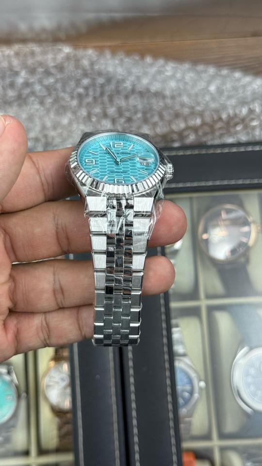 Specht & Shone SP0043A4 dáng Land Dweller 36,5mm mặt xanh tiffany-duoc-ban-tai-NGUYÊN độ đồng hồ