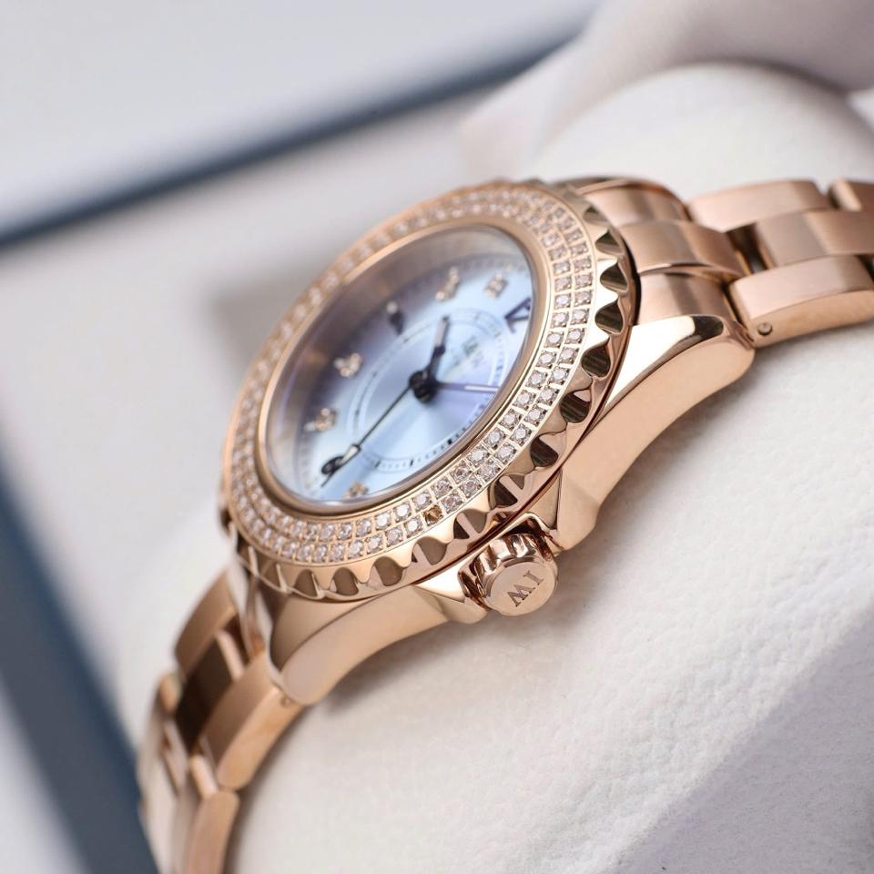 I&W CARNIVAL IW703L nữ 30mm vàng hồng-duoc-ban-tai-NGUYÊN độ đồng hồ (seikomod)