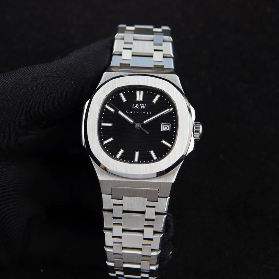 IW Canival IW721G 41mm đen-duoc-ban-tai-NGUYÊN độ đồng hồ (seikomod)