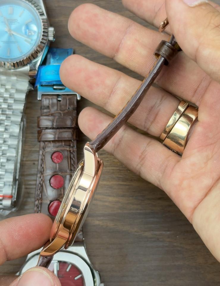 Seikomod Presage 40mm nâu open heart-duoc-ban-tai-NGUYÊN độ đồng hồ (seikomod)