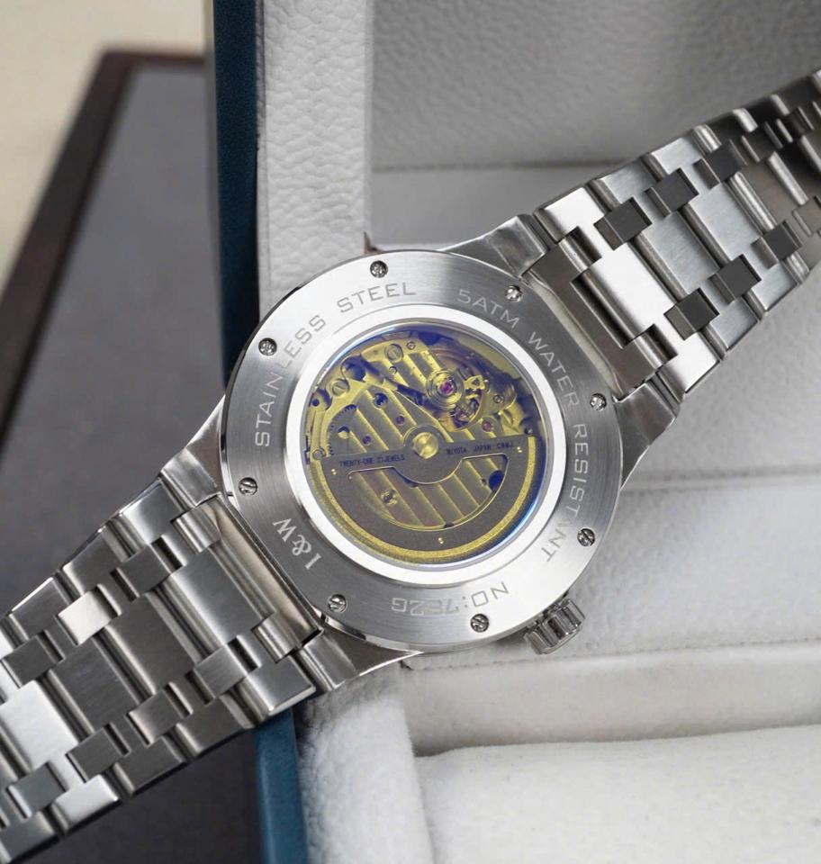 I&W CARNIVAL IW785G 41mm bạc-duoc-ban-tai-NGUYÊN độ đồng hồ (seikomod)