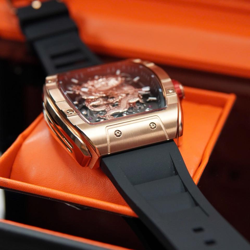 I&W CARNIVAL 787G mặt rồng vàng hồng-duoc-ban-tai-NGUYÊN độ đồng hồ (seikomod)