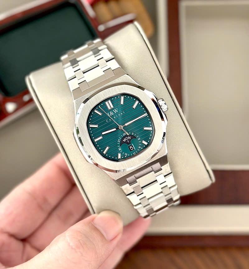 I&W Carnival IW735G xanh lá-duoc-ban-tai-NGUYÊN độ đồng hồ (seikomod)